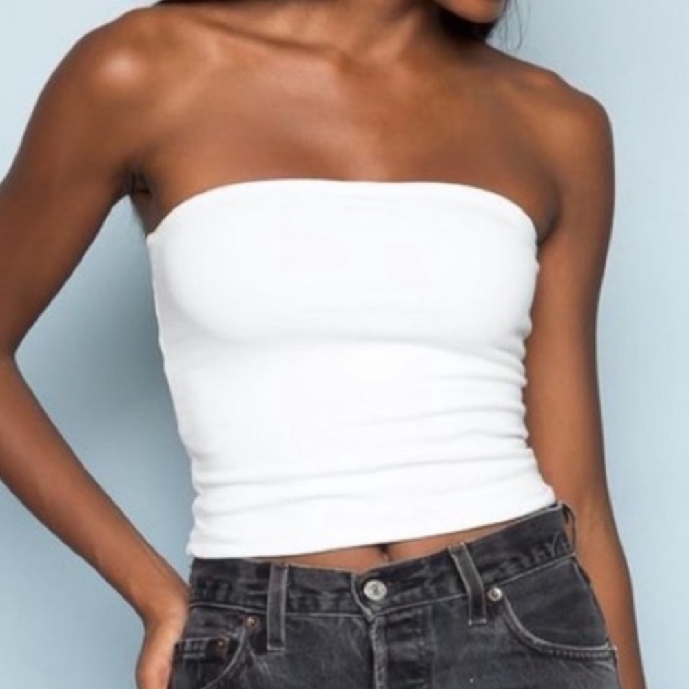 Brandy Melville White Tube Top
